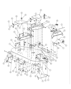 Fabricated Cutter Deck 48-Inch (Nov. 2003 And Prior) Diagram and Parts List for 53AB5E6V750-20-HP Cub Cadet Lawn Tractor